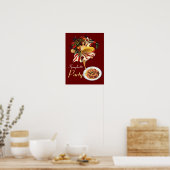 SPAGHETTI ARTIJ DANCE, ITALIAANSE KITCHEN EN TOMAT POSTER (Keuken)