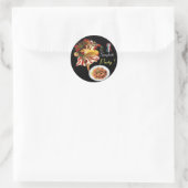 SPAGHETTI ARTIJ DANCE, ITALIAANSE KITCHEN EN TOMAT RONDE STICKER (Tas)