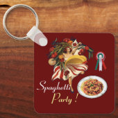 SPAGHETTI ARTIJ DANCE, ITALIAANSE KITCHEN EN TOMAT SLEUTELHANGER (Voorkant)