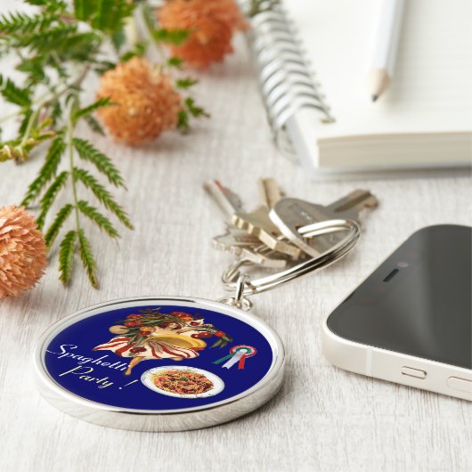 SPAGHETTI ARTIJ DANCE, ITALIAANSE KITCHEN EN TOMAT SLEUTELHANGER (Zijkant)