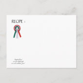 SPAGHETTI ARTIJ DANCE, ITALIAANSE KITCHEN EN TOMAT UITNODIGING BRIEFKAART (Achterkant)