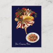 SPAGHETTI ARTIJ DANCE, ITALIAANSE KITCHEN EN TOMAT VISITEKAARTJE (Achterkant)