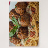 Spaghetti & balletjes gehakt legpuzzel (Verticaal)