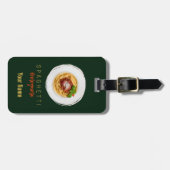 Spaghetti bolognese pasta nodele gourmet chef bagagelabel (Voorkant horizontaal)