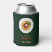 Spaghetti bolognese pasta nodele gourmet chef blikjeskoeler (Blikje Achterkant)