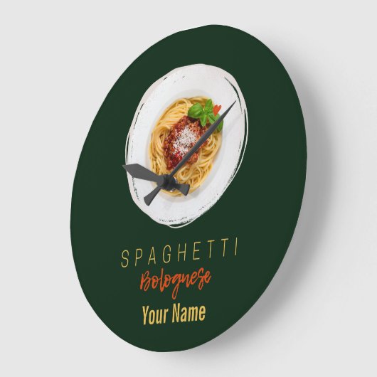 Spaghetti bolognese pasta nodele gourmet chef grote klok (Hoek)