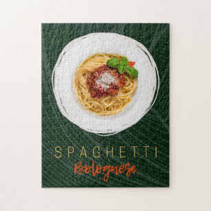 Spaghetti bolognese pasta nodele gourmet chef legpuzzel