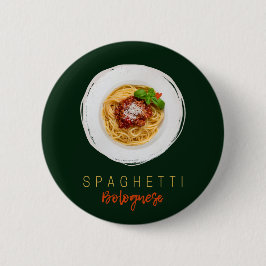 Spaghetti bolognese pasta nodele gourmet chef ronde button 5,7 cm
