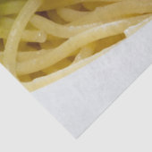 Spaghetti Bolognese Sauce Pasta met Parmesan Tissuepapier (Detail)