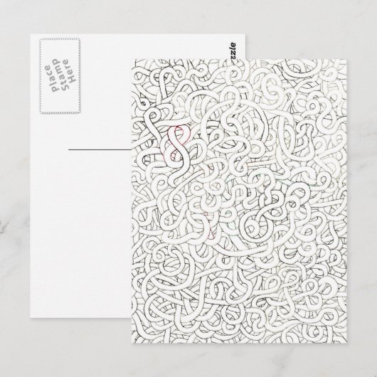 Spaghetti Briefkaart (Voorkant / Achterkant)