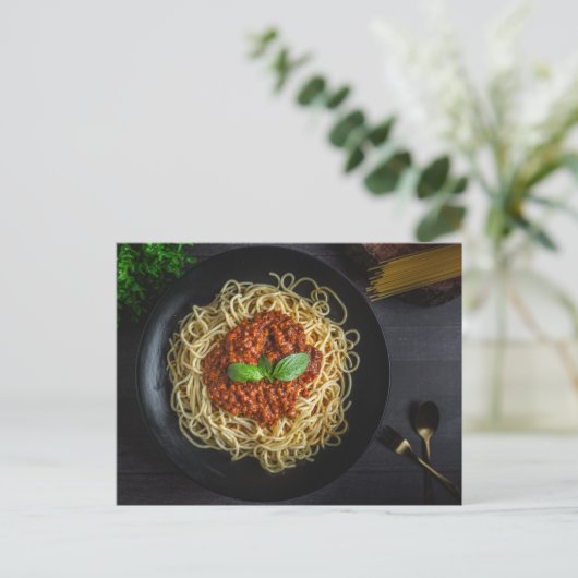 Spaghetti Briefkaart (Staand voorkant)