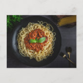 Spaghetti Briefkaart (Voorkant)