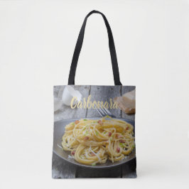 Spaghetti Carbonara Pasta met Bacon en Parmesan Tote Bag