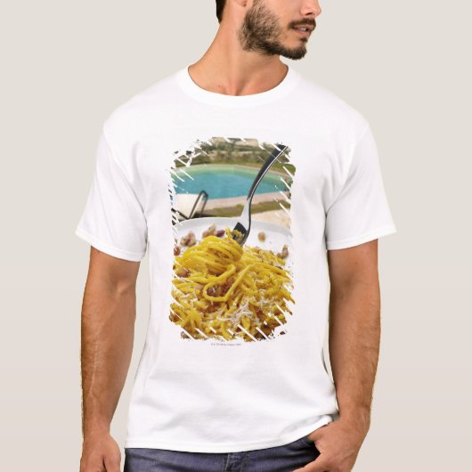 Spaghetti Carbonara T-shirt (Voorkant)