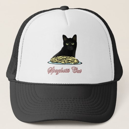 Spaghetti Cat Eloquence Trucker Pet (Voorkant)