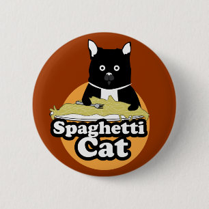 Spaghetti Cat Ronde Button 5,7 Cm