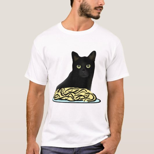 Spaghetti Cat T-shirt (Voorkant)