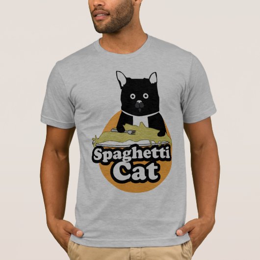 Spaghetti Cat T-shirt (Voorkant)