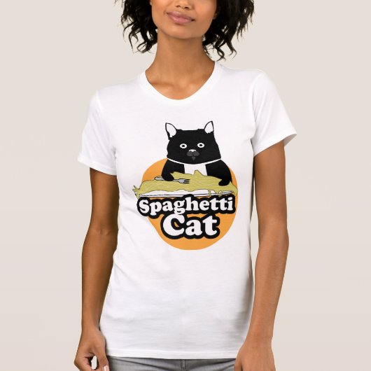Spaghetti Cat T-shirt (Voorkant)