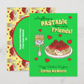 Spaghetti Classroom Valentijn Friendship Card Briefkaart (Voorkant / Achterkant)