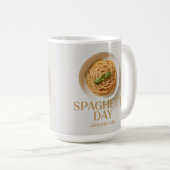 Spaghetti Day January 4th Classic Mug Koffiemok (Voorkant rechts)