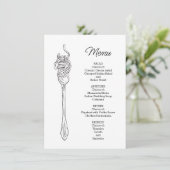 Spaghetti Diner  Menu (Staand voorkant)