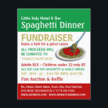 Spaghetti Dinner Fundraiser Event Flyer<br><div class="desc">Spaghetti Dinner Fundraiser Event Adverteren Flyer door de Visitekaartje Store.</div>