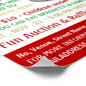 Spaghetti Dinner Fundraiser Event Poster (Hoek)