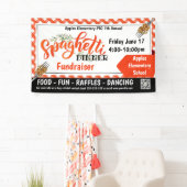Spaghetti Dinner Fundraiser PTO PTA Kerk Banner (Insitu)