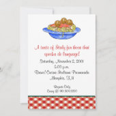 Spaghetti Dinner Invitation Kaart (Voorkant)