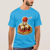 SPAGHETTI EN GEHAKTBALLEN 4 T-SHIRT (Voorkant)