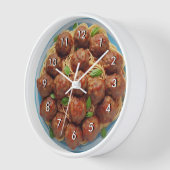 Spaghetti en gehaktballen Italiaanse Keuken Klok (Hoek)