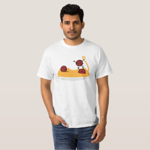 Spaghetti en gehaktballen pasta noedels Italiaans  T-shirt