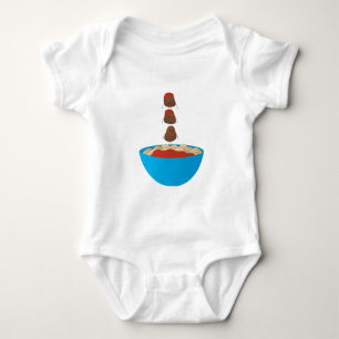 Spaghetti en gehaktballen romper