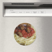 Spaghetti en Gehaktballen Voedsel Koelkast Magneet (Insitu (Vaatwasser))