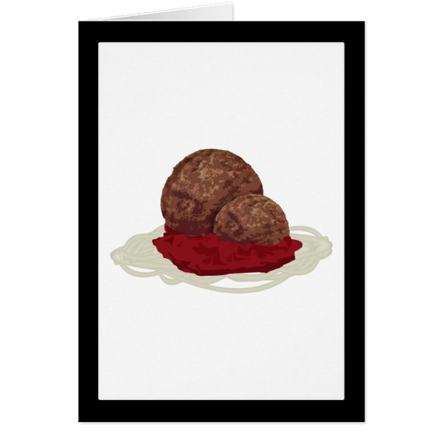 spaghetti en gehakte ballen (Voorkant)