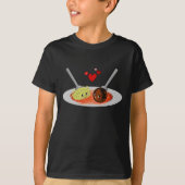 Spaghetti en Meatball T-shirt (Voorkant)