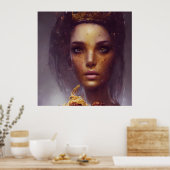 Spaghetti en Meatballen Goddess Poster (Keuken)