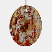 Spaghetti en Meatballen Kerstannament Keramisch Ornament (Rechts)