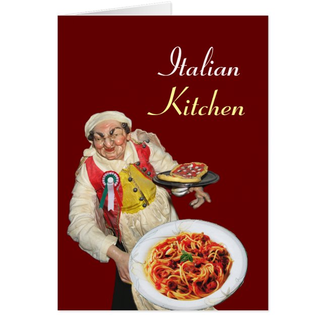 SPAGHETTI EN PIZZA PARTIJ RESTAURANT groen rood (Voorkant)