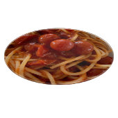 Spaghetti en Tomatenglas Snijplank (Hoek)