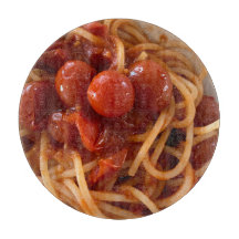 Spaghetti en Tomatenglas