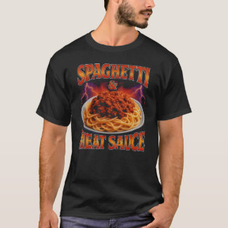 Spaghetti Favoriete Eten Grappig Raar 90s Spaghett T-shirt