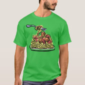 spaghetti friends t-shirt (Voorkant)