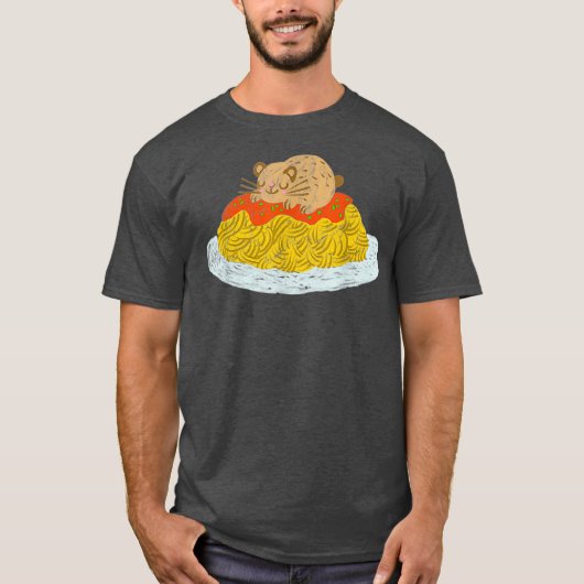 Spaghetti Hamster T-shirt (Voorkant)