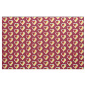 Spaghetti Heart Stof (Fat Quarter)