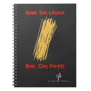 Spaghetti Heel Laten en Eerst Koken Notitieboek