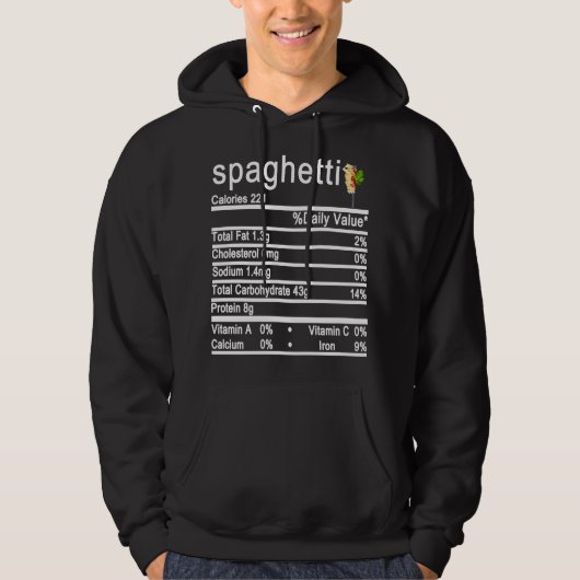 spaghetti hoodie (Voorkant)