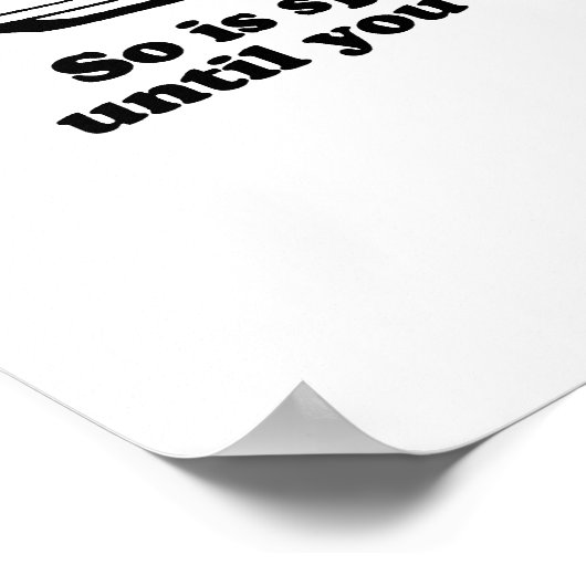 Spaghetti is Gay Poster (Hoek)