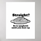 Spaghetti is Gay Poster (Voorkant)